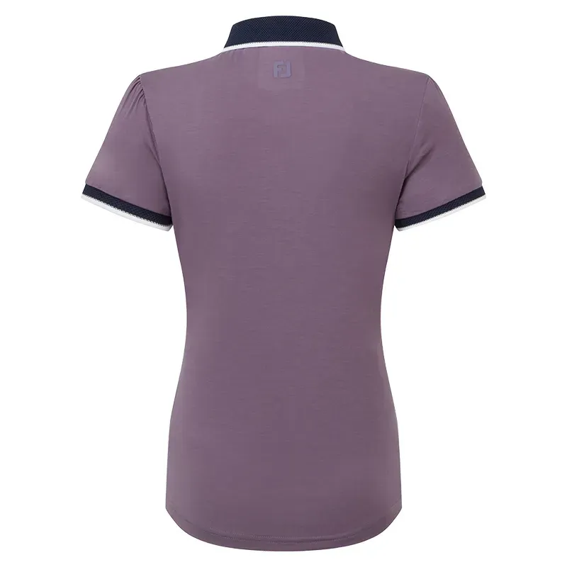 POLO FEMME UNI COL BOUTON