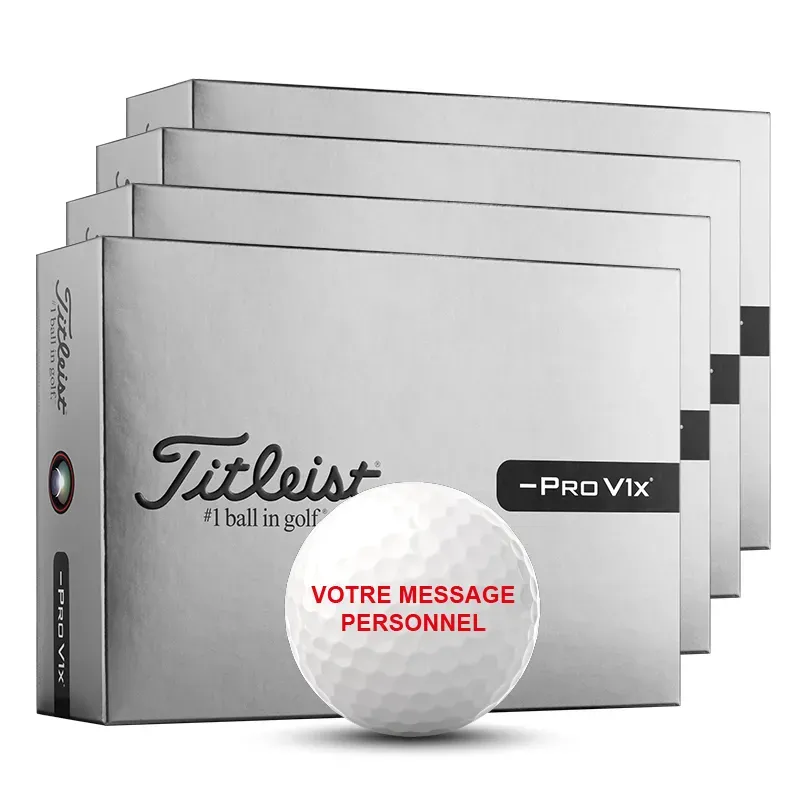4 DZ BALLES PRO V1X LEFT DASH PERSONNALISEES 4 DZ BALLES PRO V1X LEFT DASH PERSONNALISEES