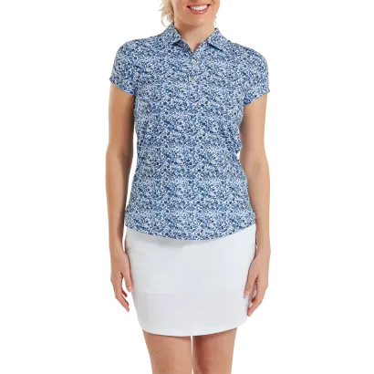 POLO FEMME IMPRIME MANCHES COURTES