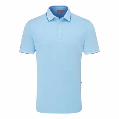 POLO GIDEON PIQUE CHINE MANCHES COURTES