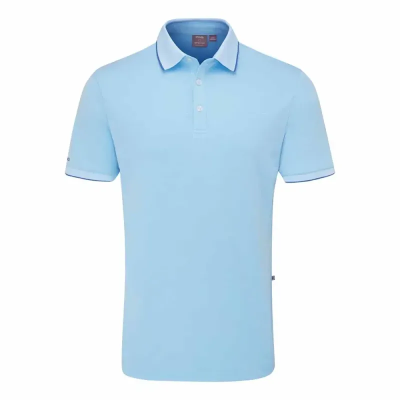 POLO GIDEON PIQUE CHINE MANCHES COURTES POLO GIDEON PIQUE CHINE MANCHES COURTES