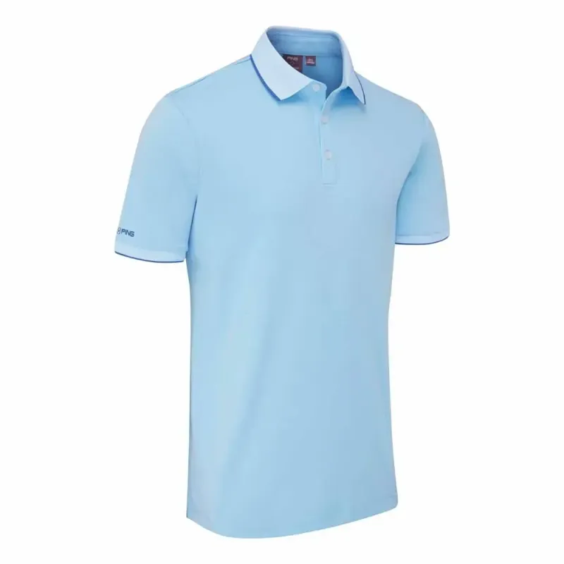 POLO GIDEON PIQUE CHINE MANCHES COURTES POLO GIDEON PIQUE CHINE MANCHES COURTES