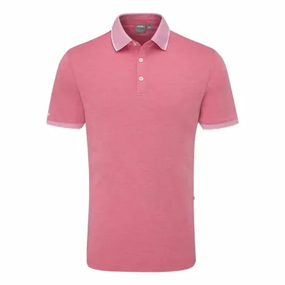 POLO GIDEON PIQUE CHINE MANCHES COURTES