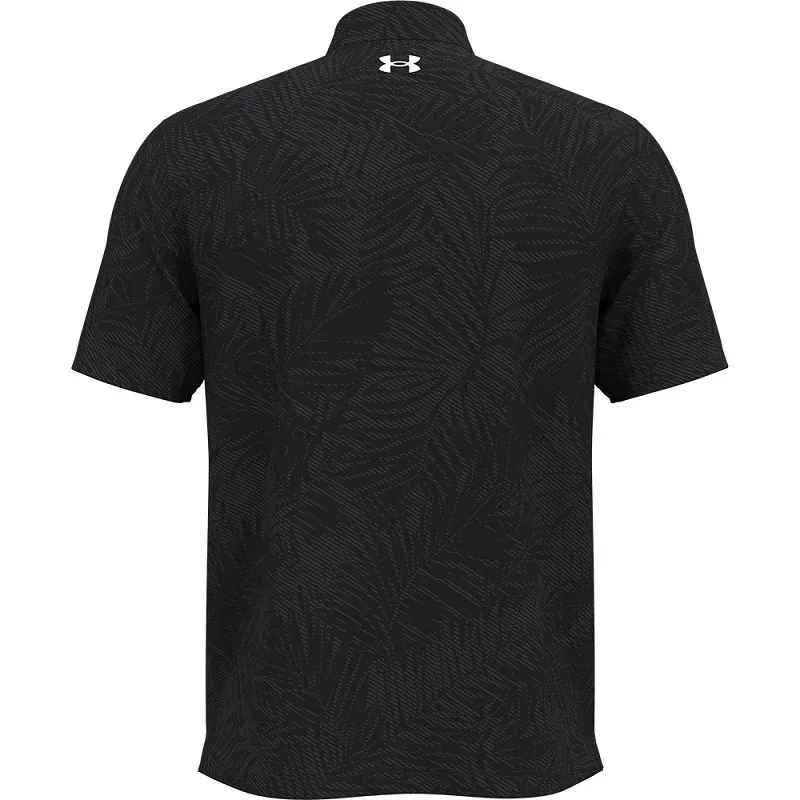 POLO PLAYOFF JACQUARD TROPICAL FLORAL MANCHES COURTES