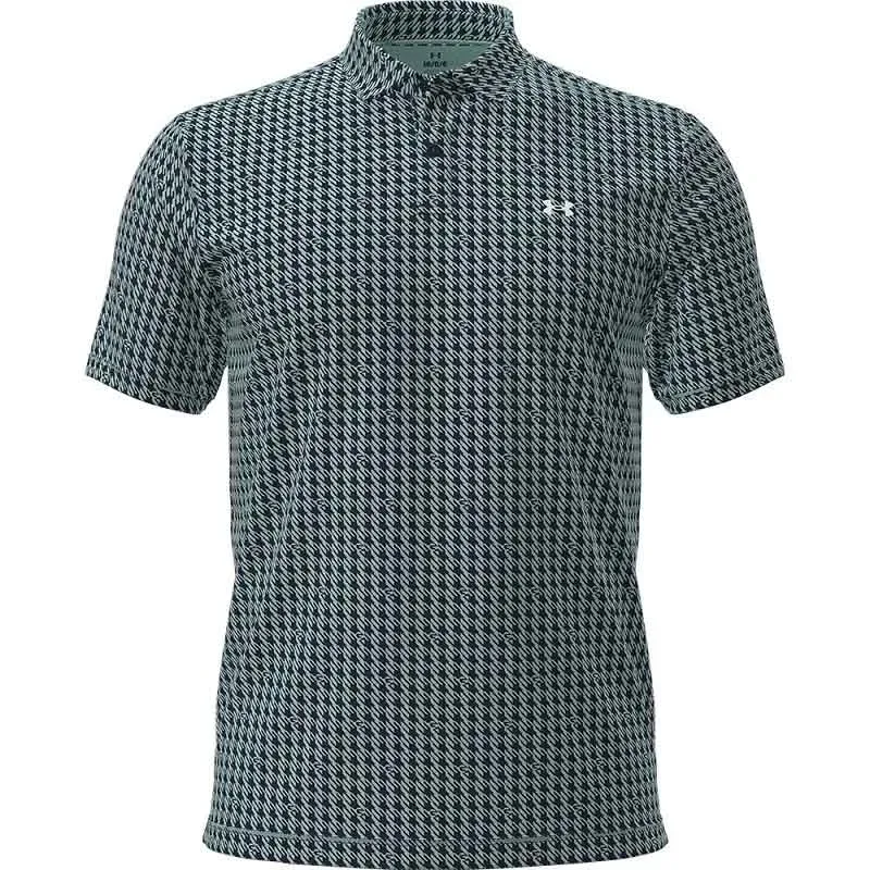 POLO T2G HOUNDSTOOTH MANCHES COURTES