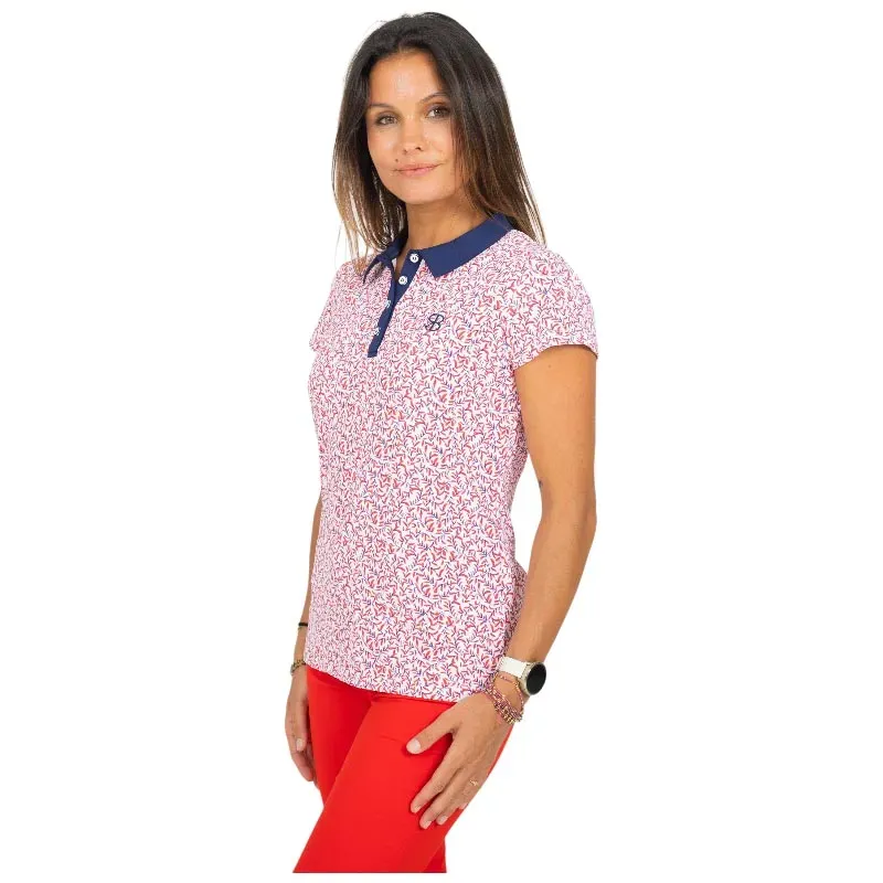 POLO FEMME SULU IMPRIME MANCHES COURTES