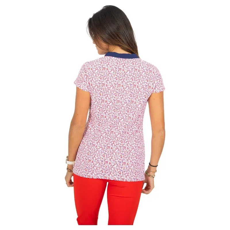 POLO FEMME SULU IMPRIME MANCHES COURTES