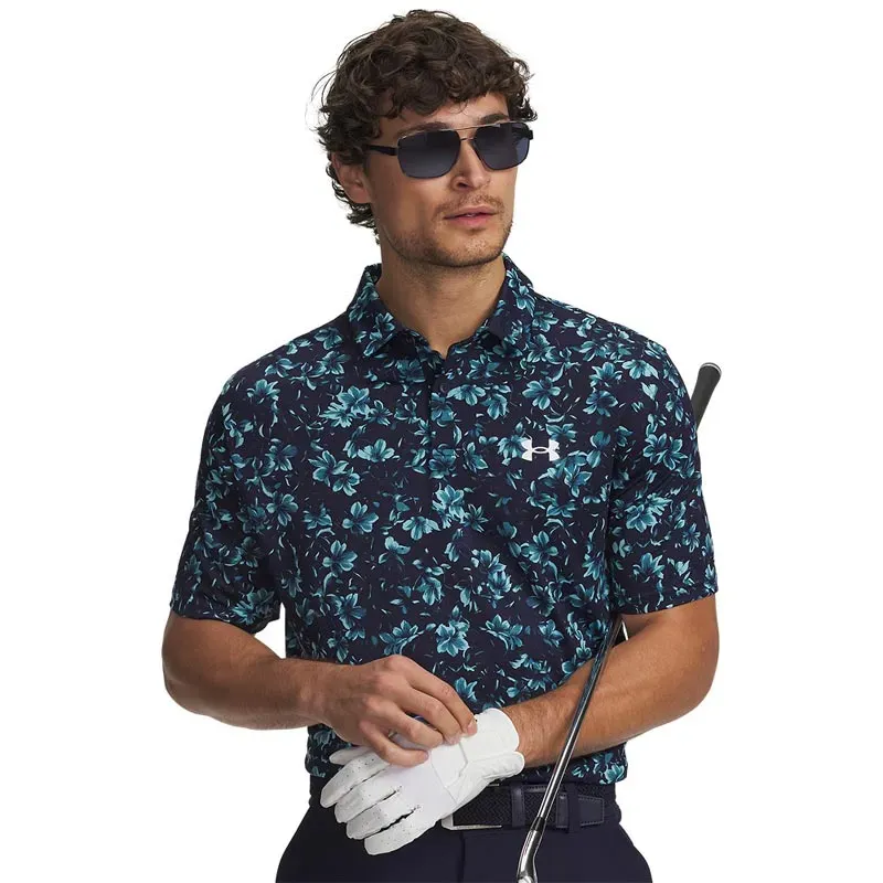 POLO MATCHPLAY IMPRIME FLORAL MANCHES COURTES