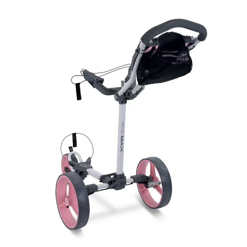 Big Max - Chariot de Golf Blade Trio blanc/rose 2 - Golf Plus Big Max - Chariot de Golf Blade Trio blanc/rose 2 - Golf Plus