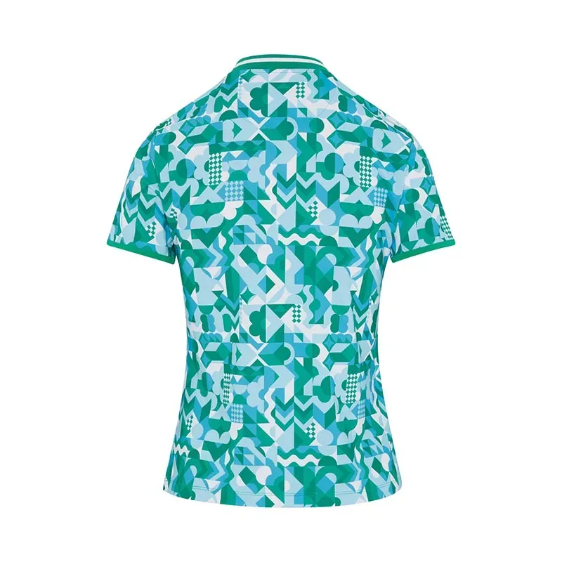 POLO FEMME MESH PRINT