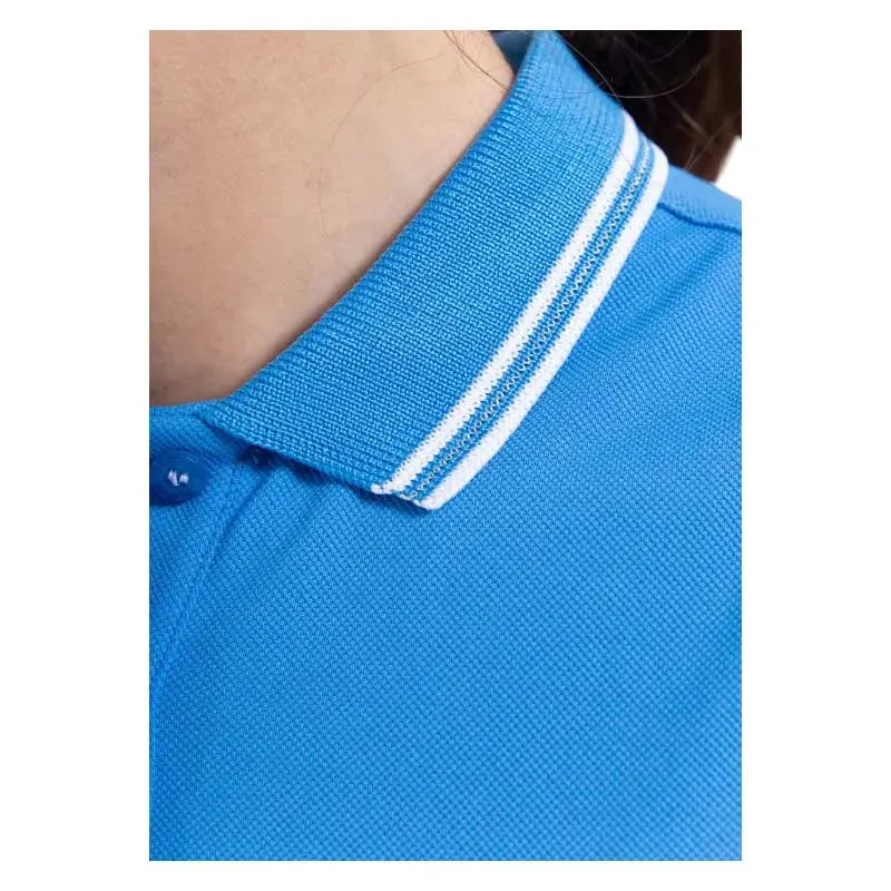 POLO FEMME AMACA UNI LISERET COL SUN BLOCK SANS MANCHES