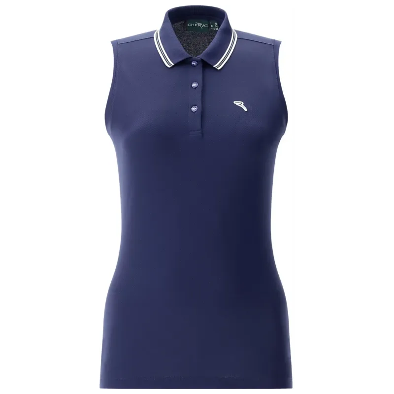 POLO FEMME AMACA UNI LISERET COL SUN BLOCK SANS MANCHES POLO FEMME AMACA UNI LISERET COL SUN BLOCK SANS MANCHES