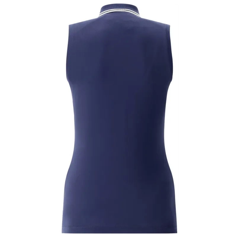 POLO FEMME AMACA UNI LISERET COL SUN BLOCK SANS MANCHES POLO FEMME AMACA UNI LISERET COL SUN BLOCK SANS MANCHES
