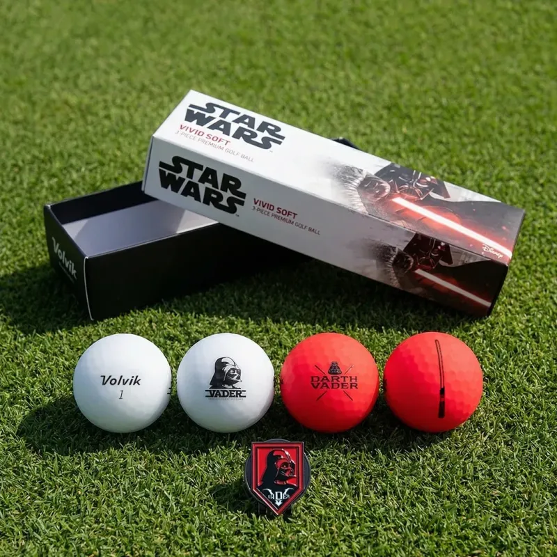 COFFRET LONG 4 BALLES DARK VADOR STAR WARS MARQUE BALLE