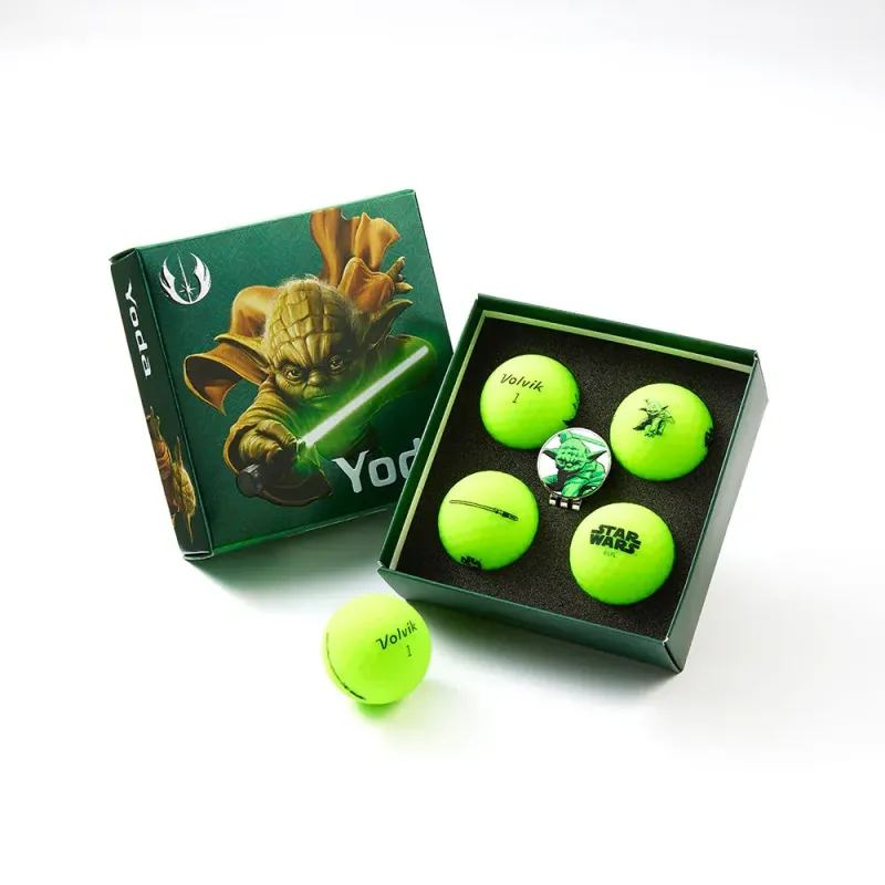COFFRET 4 BALLES YODA STAR WARS MARQUE BALLE