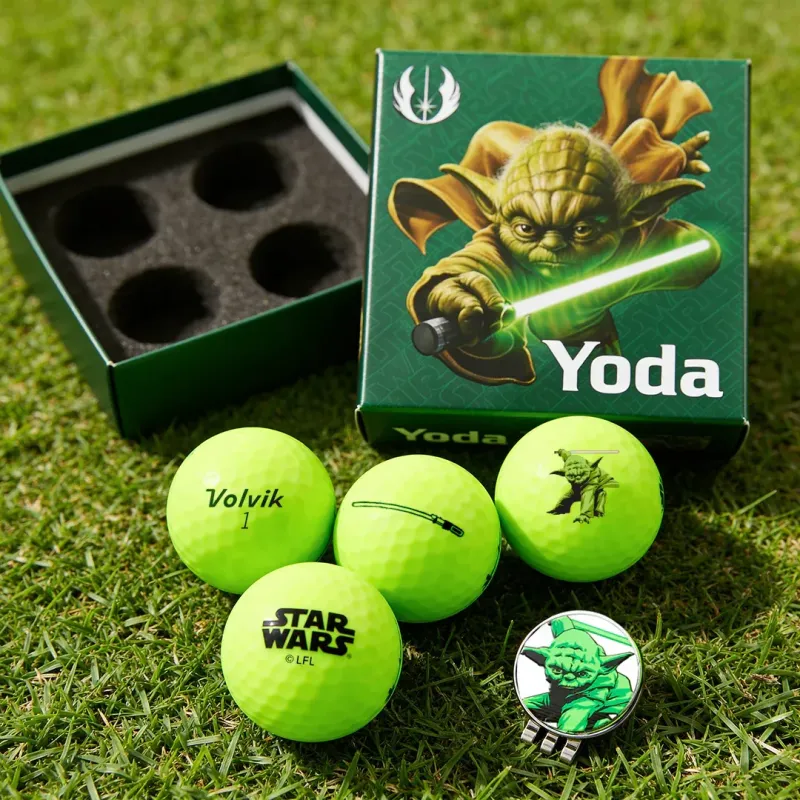 COFFRET 4 BALLES YODA STAR WARS MARQUE BALLE