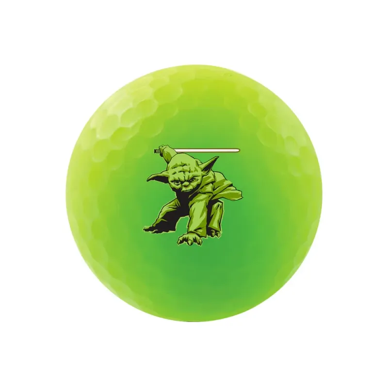COFFRET 4 BALLES YODA STAR WARS MARQUE BALLE