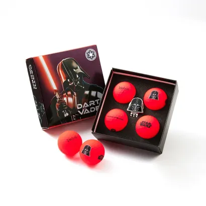 COFFRET 4 BALLES DARK VADOR STAR WARS MARQUE BALLE