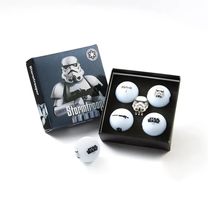 COFFRET 4 BALLES STORMSTROOPER STAR WARS MARQUE BALLE