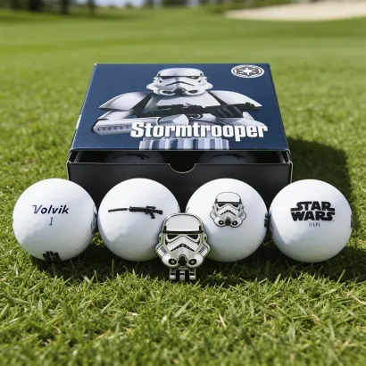 COFFRET 4 BALLES STORMSTROOPER STAR WARS MARQUE BALLE