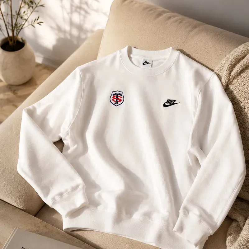 PULL COL ROND STADE TOULOUSAIN