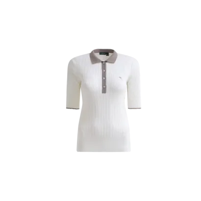 PULL FEMME NETTARINA COL POLO