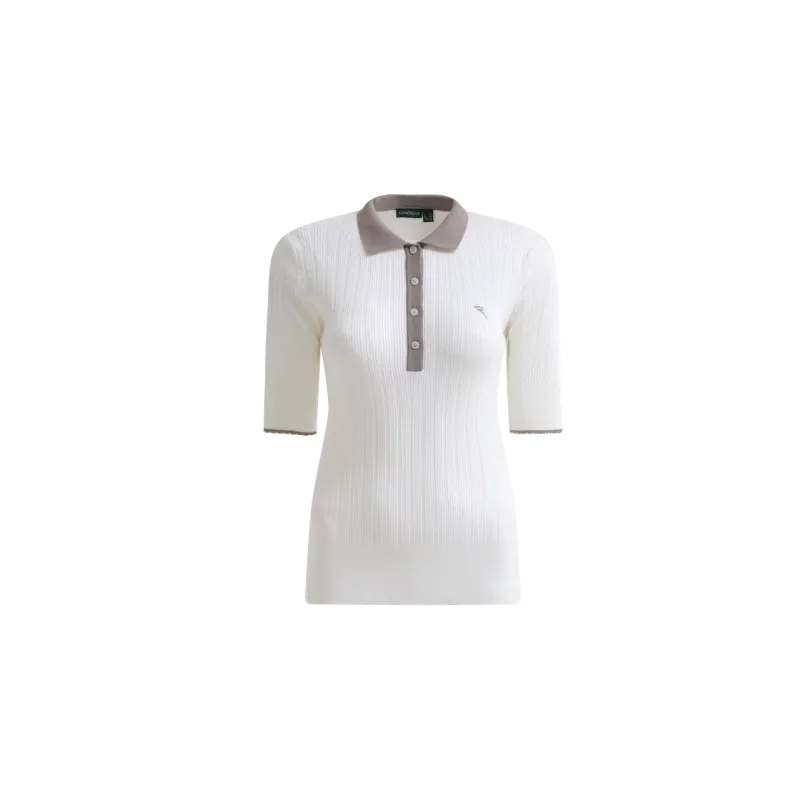 PULL FEMME NETTARINA COL POLO PULL FEMME NETTARINA COL POLO