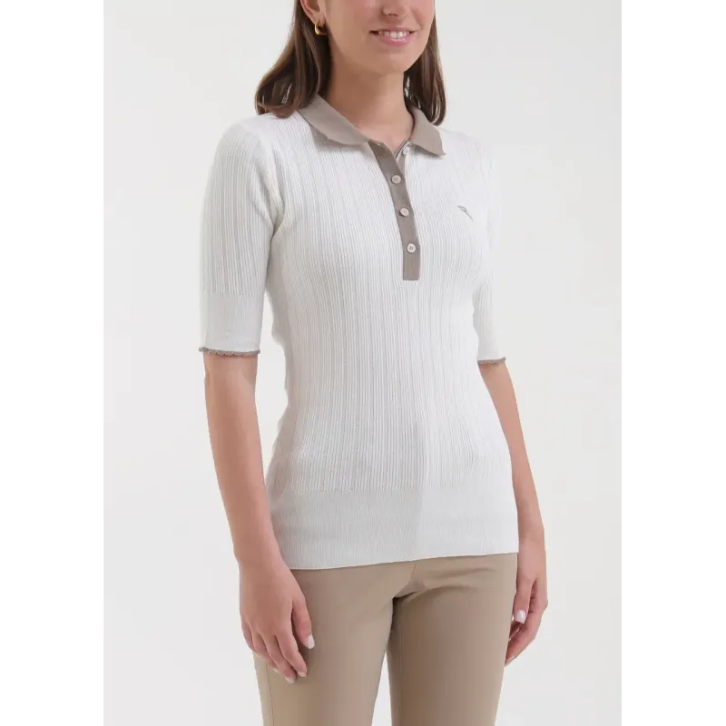 PULL FEMME NETTARINA COL POLO PULL FEMME NETTARINA COL POLO