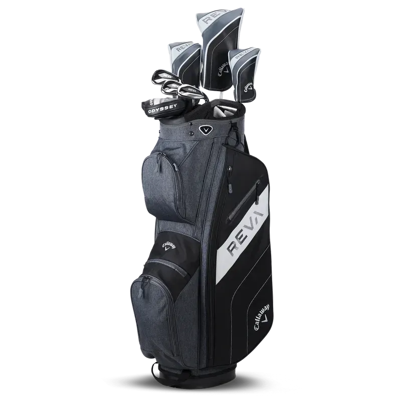 Kit complet Callaway REVA 8 pièces femme avec sac chariot | Golf Plus Kit complet Callaway REVA 8 pièces femme avec sac chariot | Golf Plus