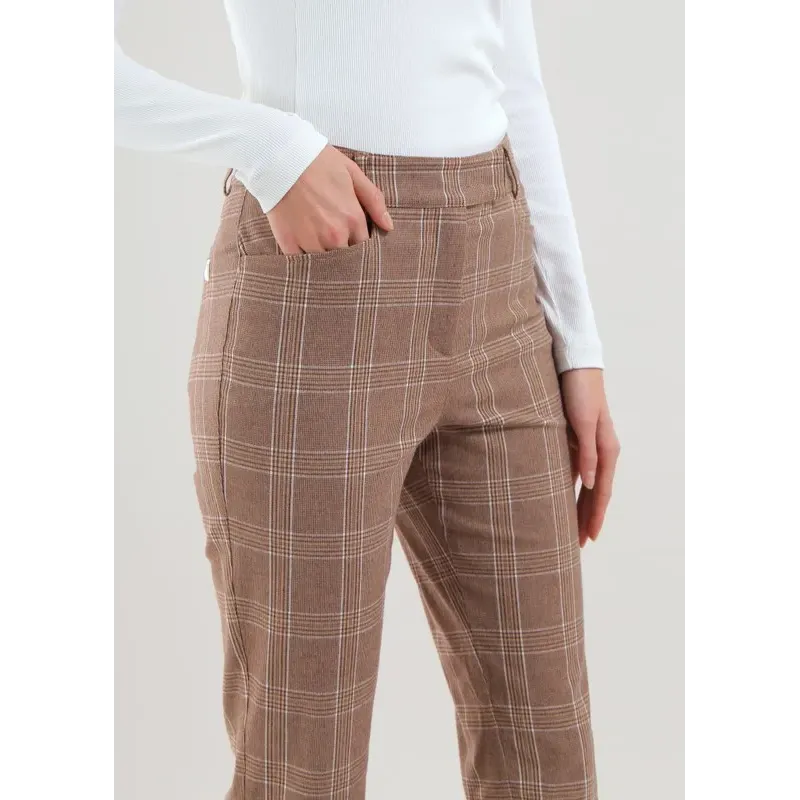 PANTALON FEMME SAMIRA ECOSSAIS COMFORT L32