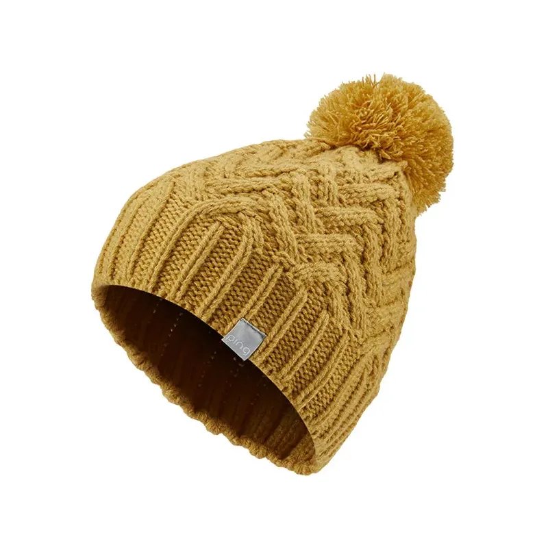 Ping - Bonnet Bella Pompon Beige - Golf Plus