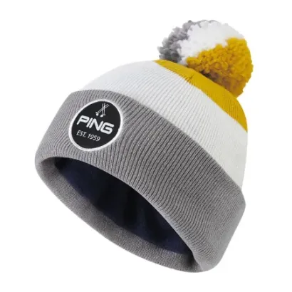 Ping - Bonnet Erskine Pompon Multicolore - Golf Plus
