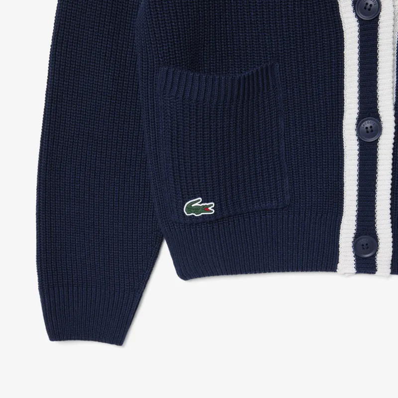 CARDIGAN FEMME LACOSTE HERITAGE