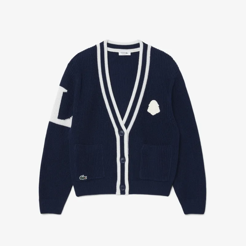 CARDIGAN FEMME LACOSTE HERITAGE