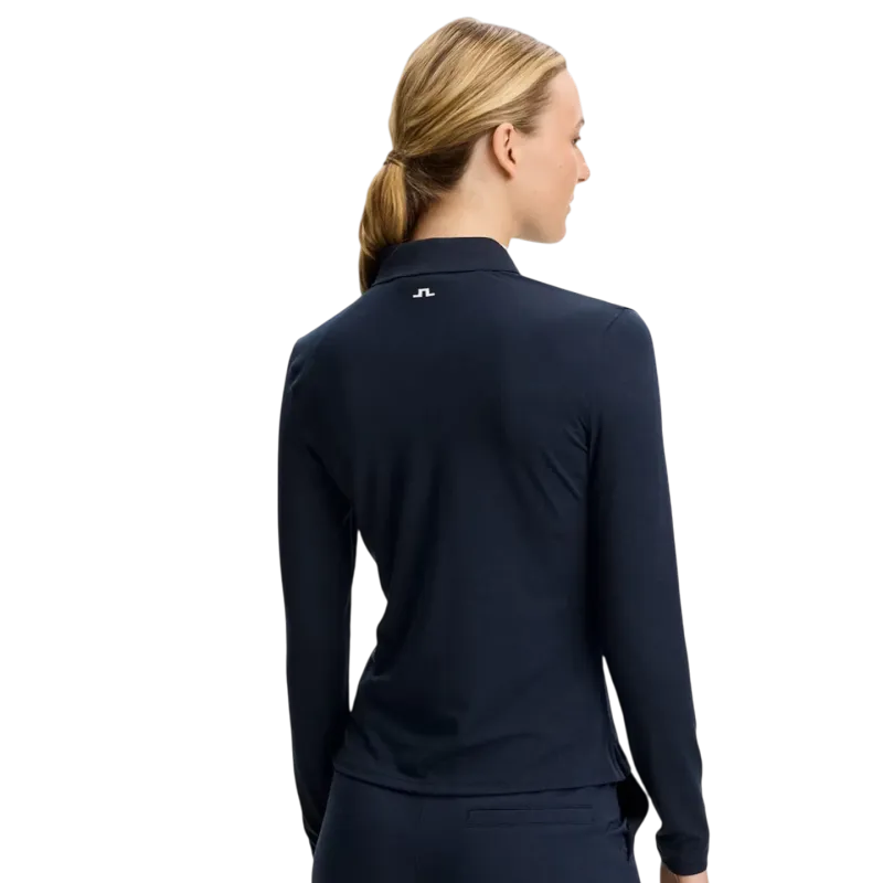 POLO FEMME FLOR UNI MANCHES LONGUES