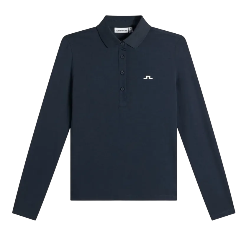 POLO FEMME FLOR UNI MANCHES LONGUES