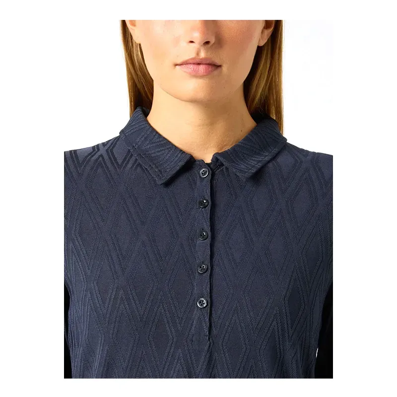 Pull golf femme manches longues – Jacquard Quick Dry