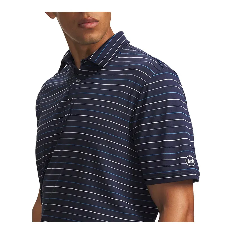 Under Armour UA Drive – Polo de golf homme rayé