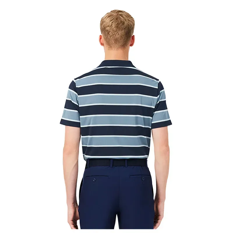 Lacoste DH6824 – Polo de golf homme rayé Ultra Dry