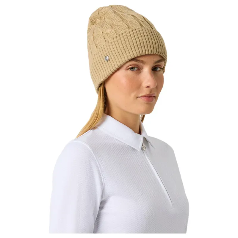 Daily Sports – Bonnet femme Cable Knit en laine