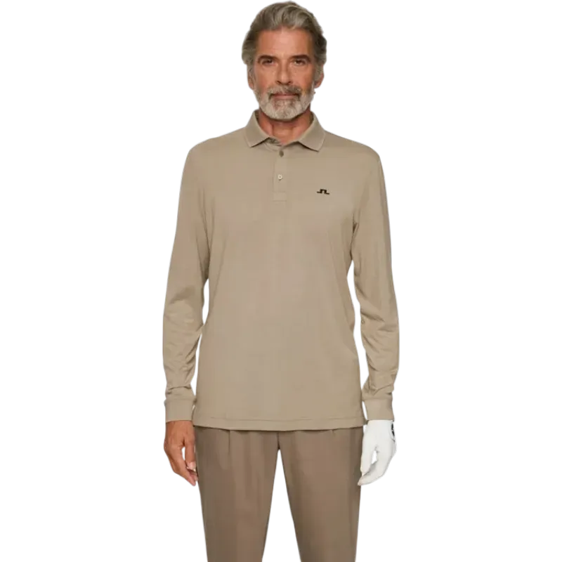J.Lindeberg Florian – Polo de golf homme manches longues