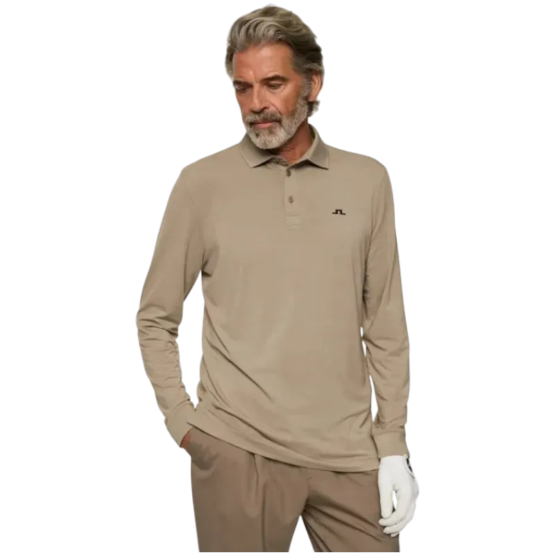 J.Lindeberg Florian – Polo de golf homme manches longues