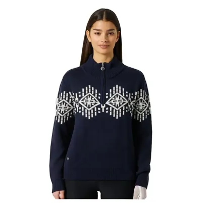 Daily Sports Half Neck Unlined – Pull golf femme jacquard