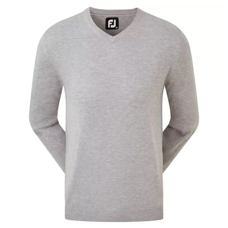 FootJoy – Pull de golf col V en laine FootJoy – Pull de golf col V en laine