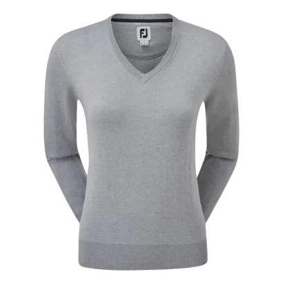 FootJoy Wool Blend – Pull de golf col V en laine