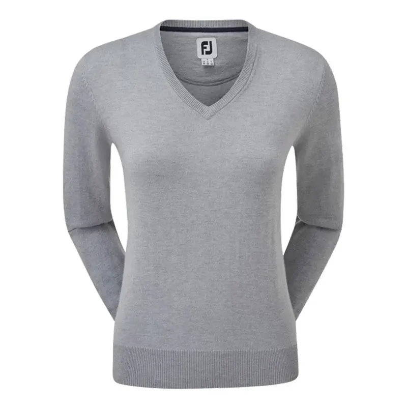 FootJoy Wool Blend – Pull de golf col V en laine