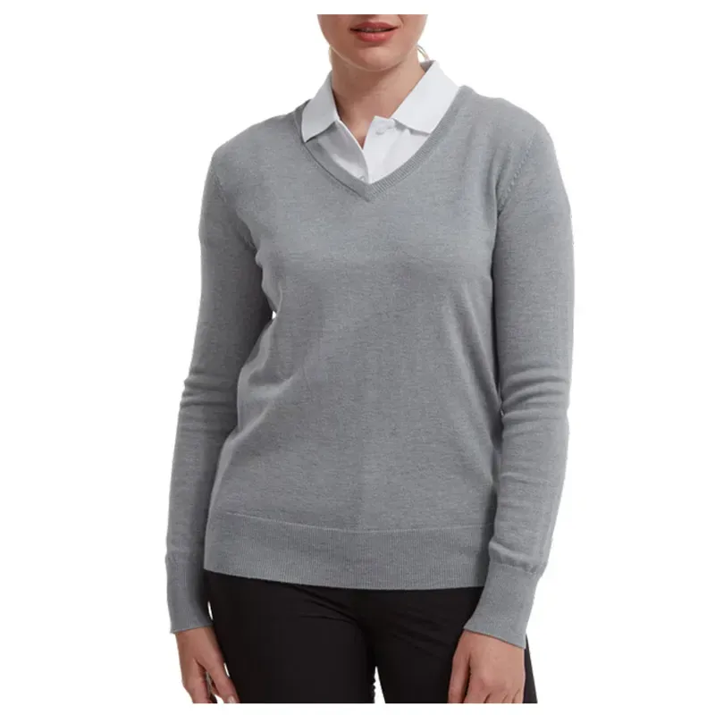 FootJoy Wool Blend – Pull de golf col V en laine