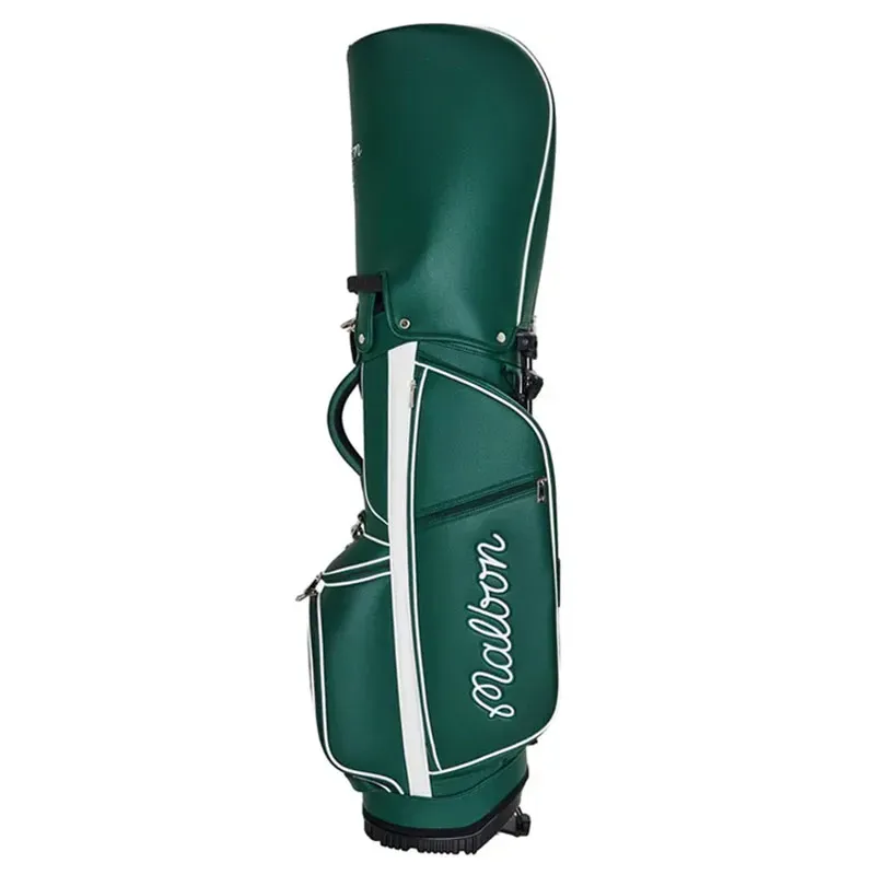 Malbon Icons – Sac chariot de golf en cuir PU texturé