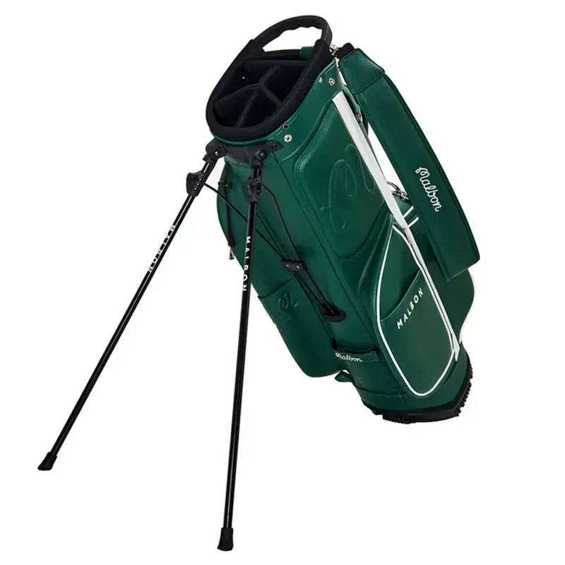 Malbon Icons – Sac chariot de golf en cuir PU texturé