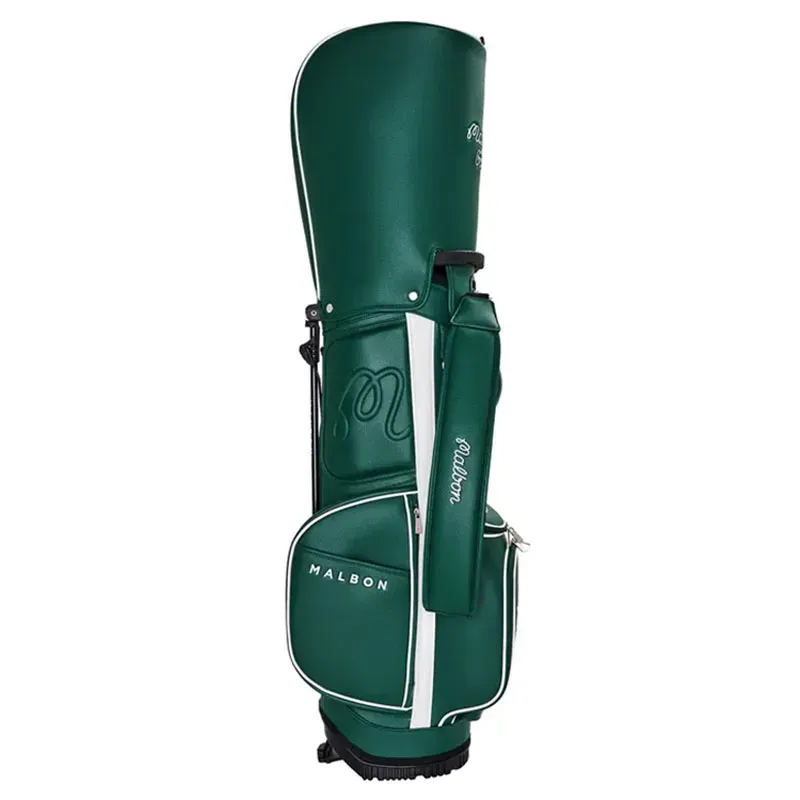 Malbon Icons – Sac chariot de golf en cuir PU texturé
